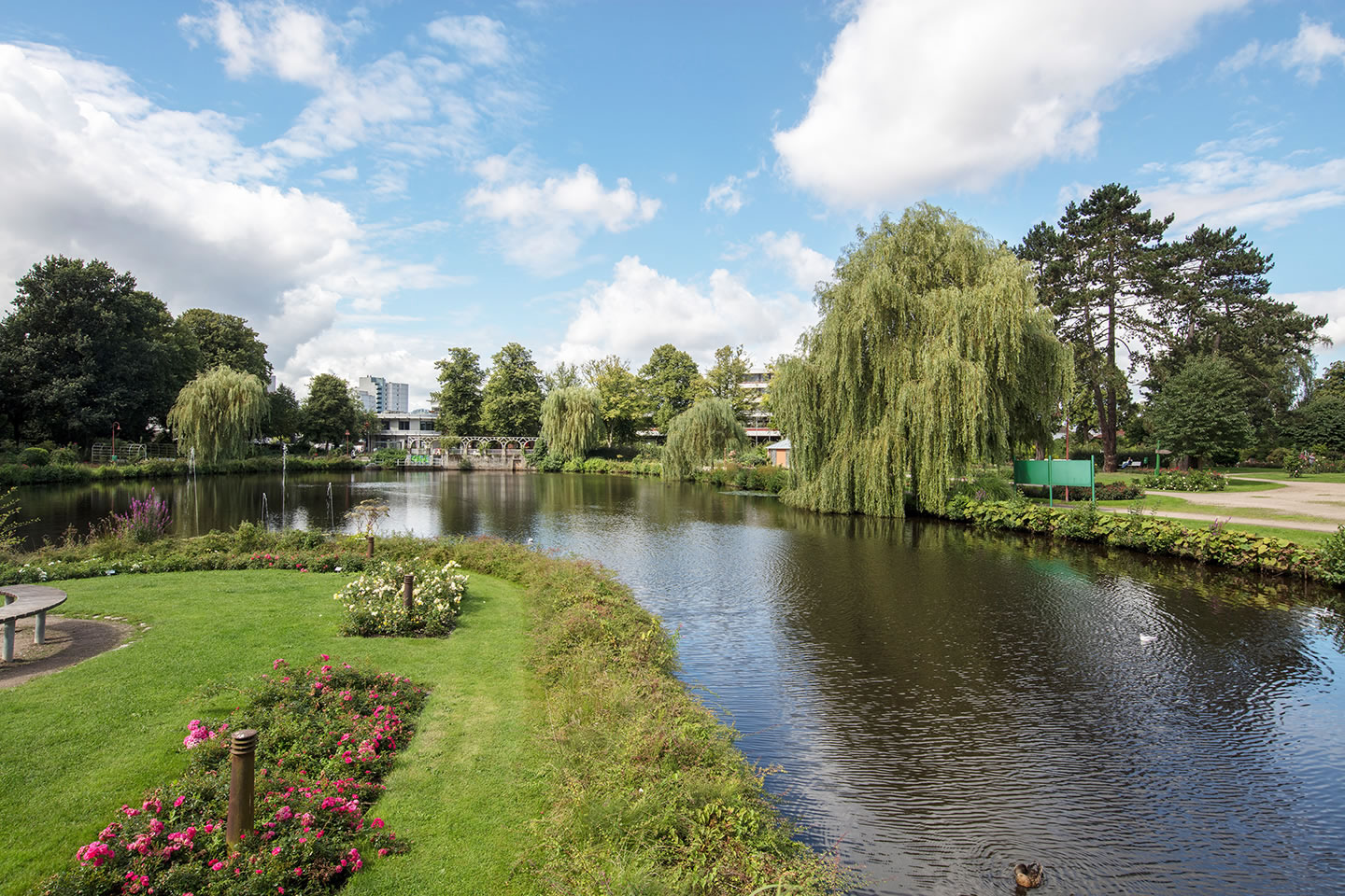 Rosarium der Rosenpark Stadt Uetersen